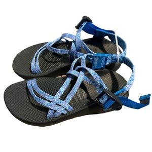 Chaco Blue Patterned Strappy Sandals